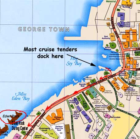 grand cayman port map grand cayman port map